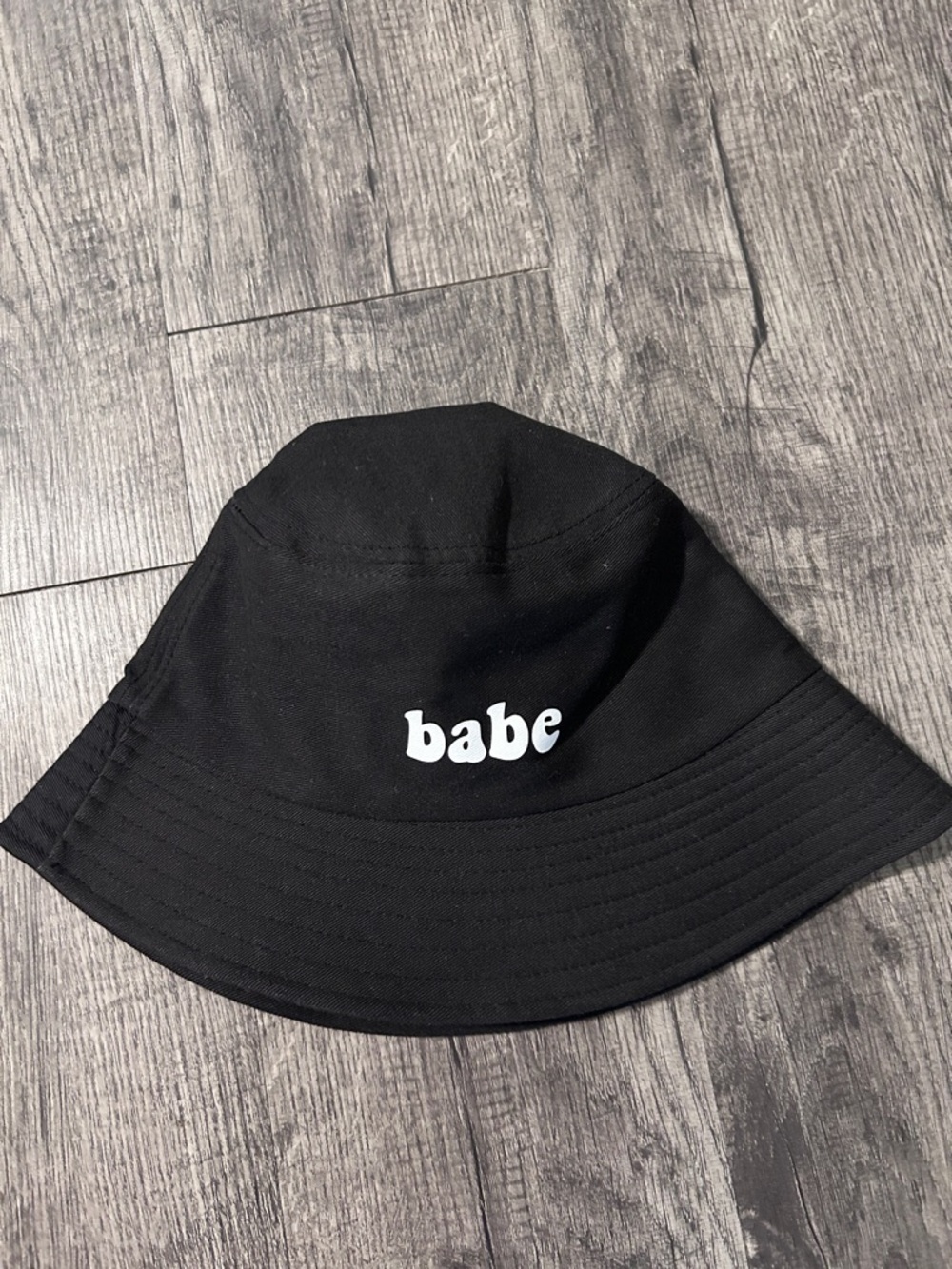 Babe Black Bucket Hat
